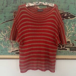 Wooden Ships Bohemian Striped Lounge Sweater